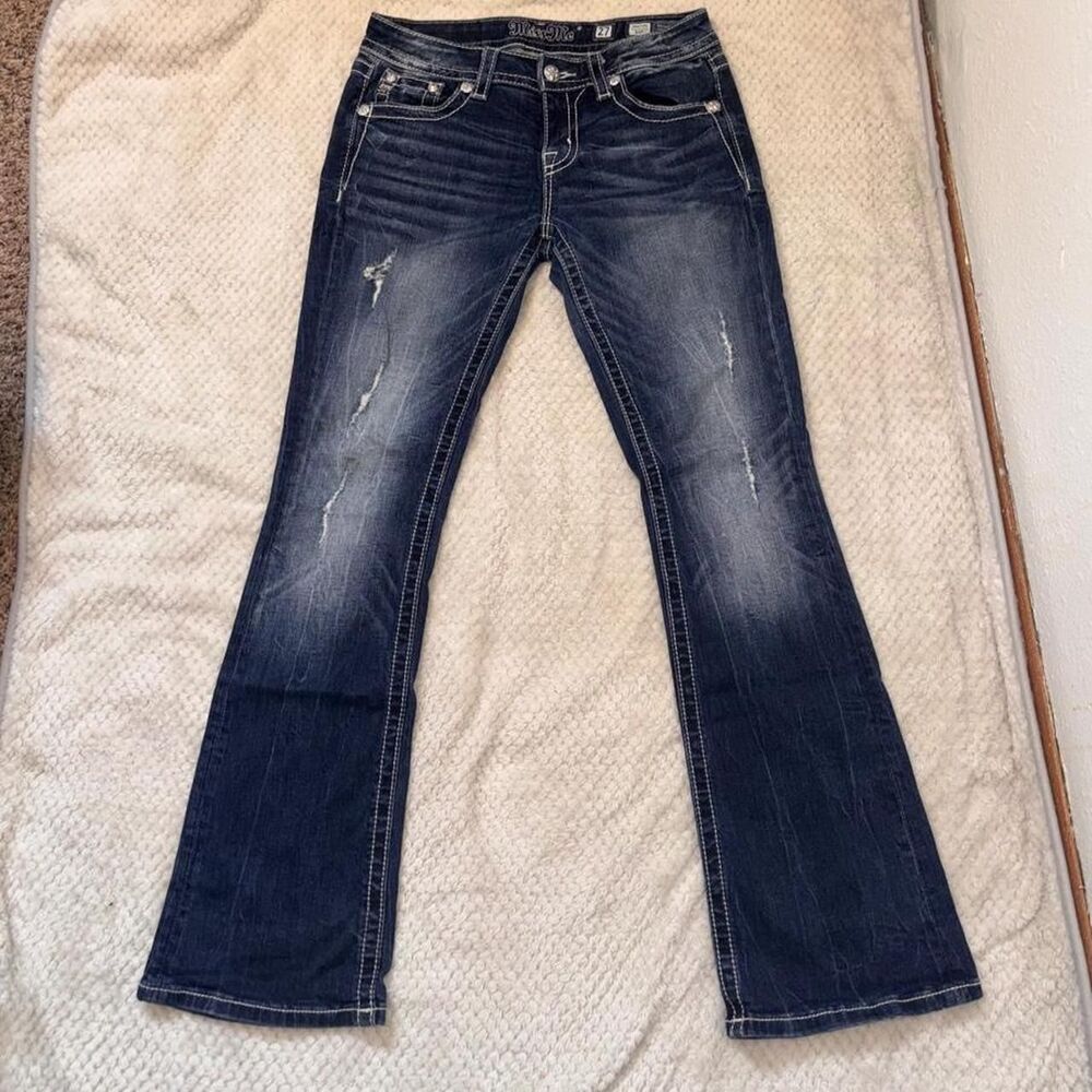 Miss-me Women's Navy and Blue Jeans
